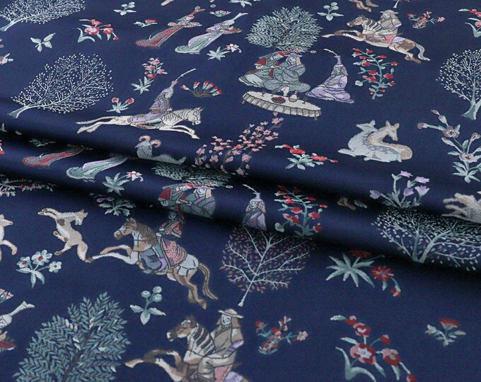 59"W Song Brocade Stuff the spring day, Emperor Tibetan robe, cheongsam, sewing, Upholstery, Quilting and drapery fabric