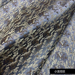 Chinese Brocade Fabric: Silk Blend, Cheongsam Qipao Material, 29.5&quot; Wide