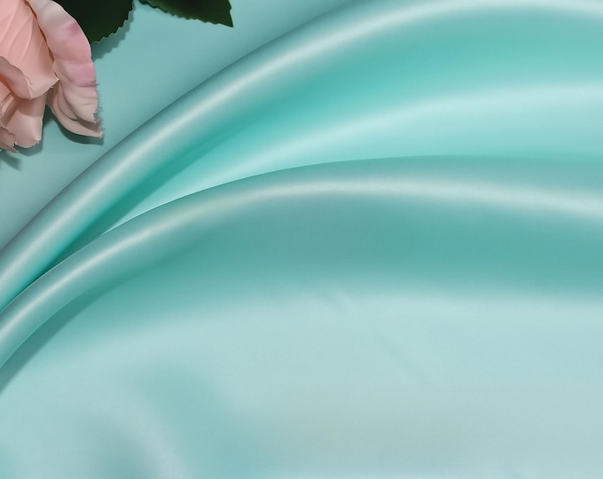 Taiwan Wedding Dress Thick Satin Matt Fabric by meter 120 Solid colors | 59"w, smooth, wear-resistant, prom, wedding, cosplay, doll making