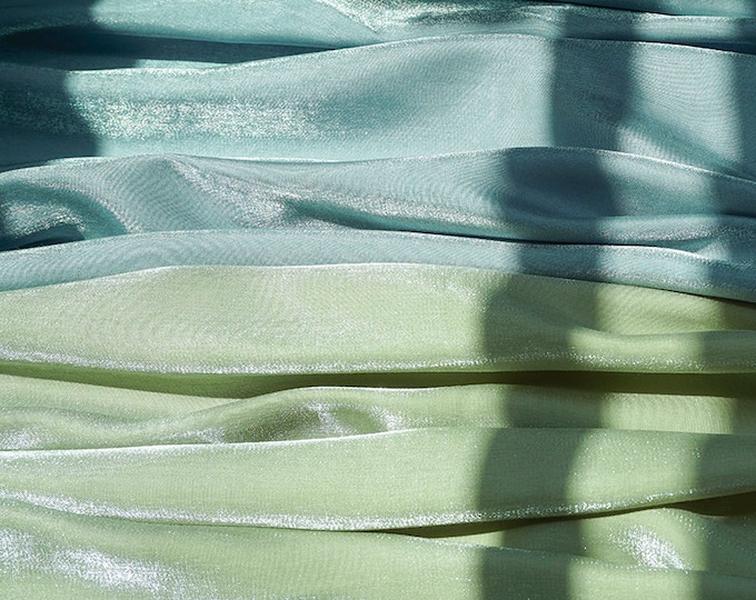 9 colors Shiny glazed Mercerized Cotton, Gradient Bright Satin fabric, Shiny Silky Hanfu skirt Mermaid fabric, 59" Wide, Sells by the Meter