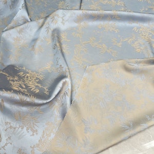 10 Farben Zwei Seiten Jacquard Satin Damast Stoff, 59 “Breite Bambus, Polster, Dekor, Kostüm, Tasche, Nähen, Quilten diy/Stoff durch den Meter