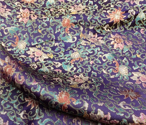 Chinese Song Dynasty Brocade Fabric | Full Meter Price | 55