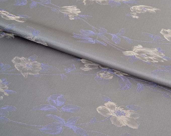 Brocade jacquard fabric, 3D small flower texture, designer fabric, Upholstery, Prom dress and Sewing fabric, 59" W By 1 Meter on SALE