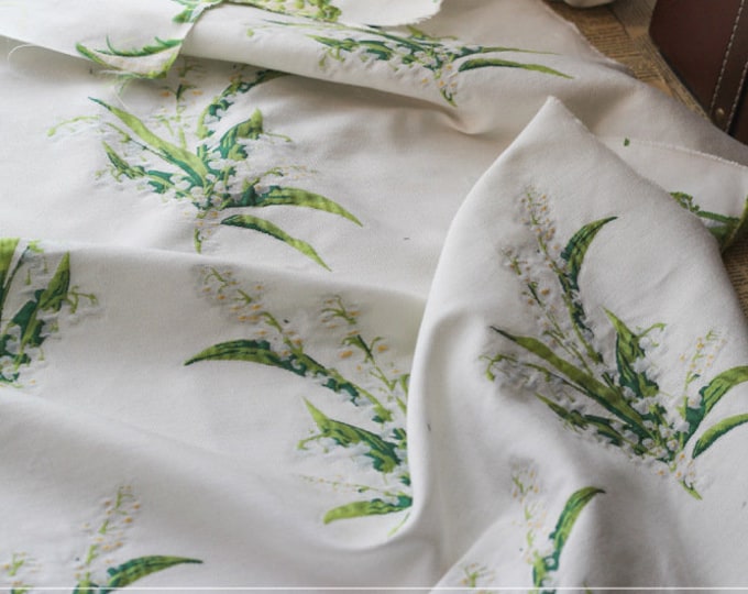 Bell orchid 3D jacquard fabric, Dress, Jacket,  Upholstery Fabric, 59" W Chinese Fabric By 1 Meter on SALE, Autumn and winter fabric