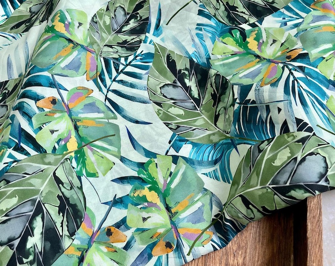 60s 100% cotton Fabric, 59“W, Upholstery, Costume, Curtain, Handbag, Scarf, Sewing, Handmade, DIY, Quilting, drapery/Fabric by the meter,