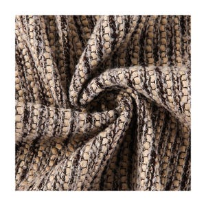Tweed flammé uni 30 % laine Tissu pour manteaux, veste, chapeau - Flanelle pour vêtements d'automne et d'hiver, 2 couleurs, 58 po. de large, pour la création
