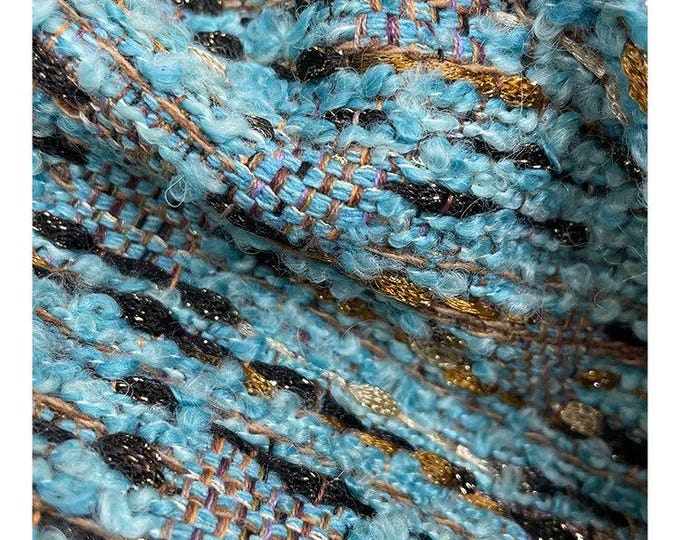 Coarse Woven Sequin Sparkle Fabric – Fashion Coat & Bag Material, Upholstery, Sewing, Upholstery, Decor, bag, costume fabric 59"W By 1 Meter