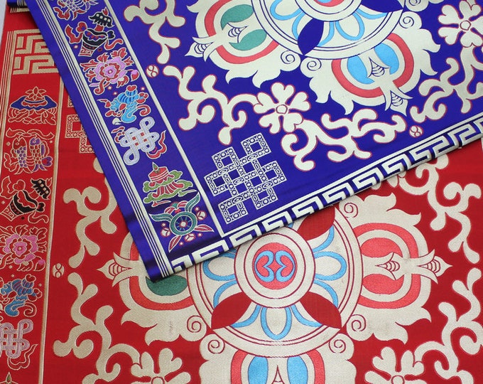 Tibetan religion Fabric Vajra pattern Fabric, meditation cushion, worship cushion, pillow , Upholstery, Decor, Handbag, Sewing/Fabric