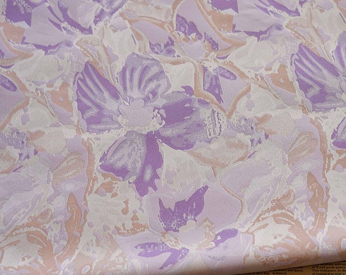 58“W Retro Palace Jacquard Dress Fabric - Damask Deco Fabric by the Meter, Upholstery, Quilting, Sewing, drapery & bookbinding, DIY/ fabric
