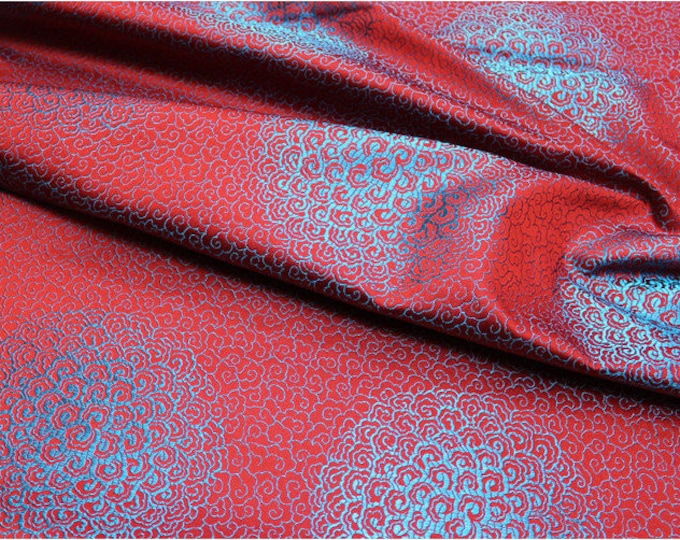10 Color Cloud style brocade fabric, jacquard fabric, Costume dress, Cheongsam, Home Decor, Pillow Case fabric, by the meter