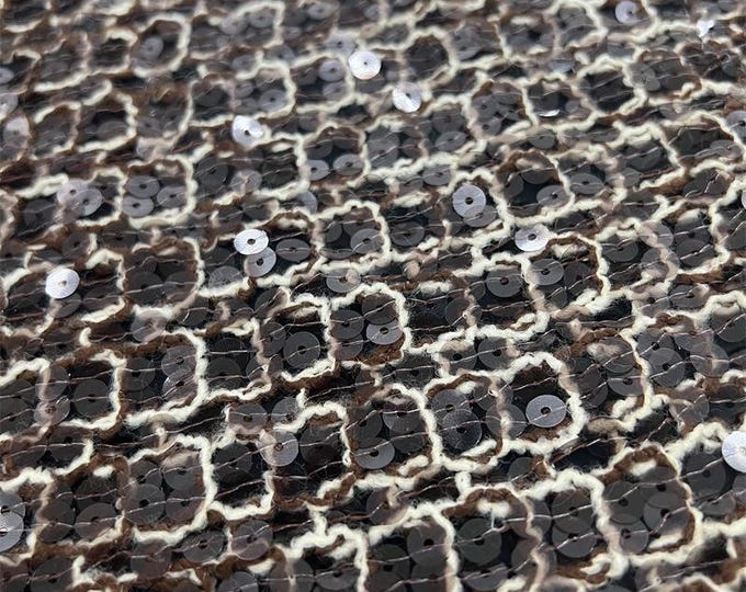 5MM Beaded Lace with Rope Embroidery – Autumn/Winter Textured Fabric for Garments & Design , DIY Projects, Doll Making fabric by yard