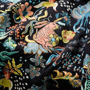 Gold Thread Jacquard Fabric: 3D Floral Upholstery, Quilting - 50&quot;W