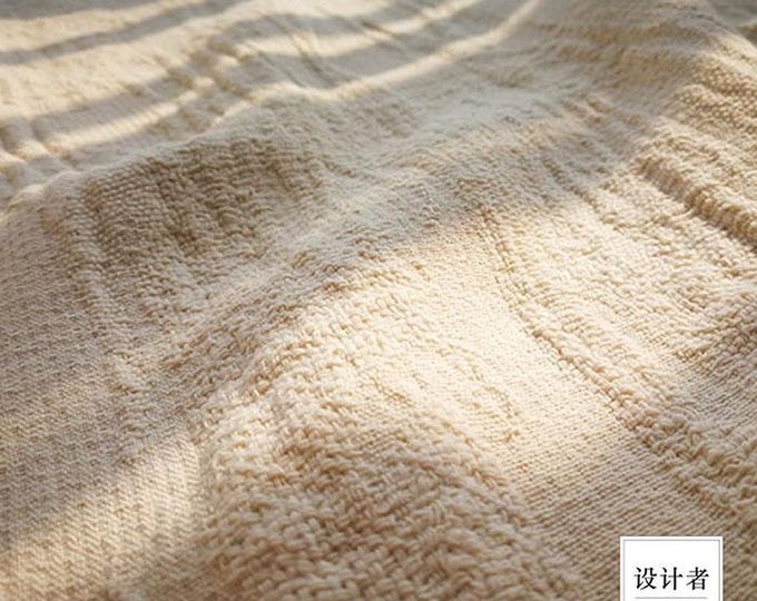 Eco-Friendly Scarecrow Woven Fabric | Pastoral Imitation Straw Fiber, 53"W, Sustainable Fabric, Home Decor, Upholstery, Sewing, DIY/ Fabric