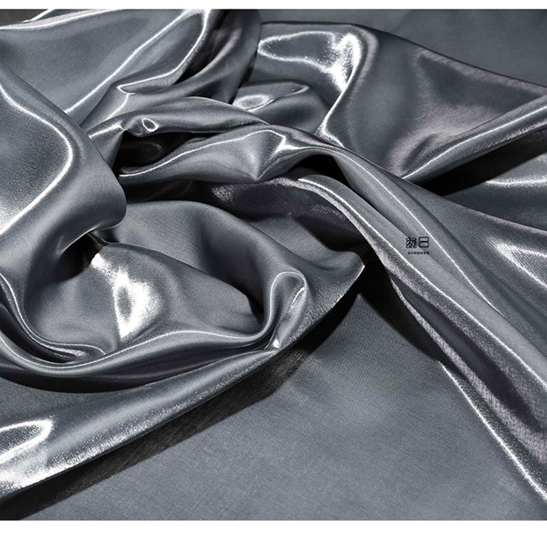 Water-Shine Metallic Luster Fabric by the yard : 57" Wide Mercerized Cotton Blend