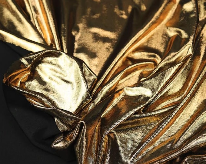 Flexible Metal texture silver foil fabric, metallic Background Clothing Fabric, coat, Cosplay, handbag, shoes, costumes/fabric, 56"Width