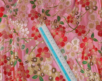59” Width Japanese Fabric, Japanese Cherry Blossom Sakura