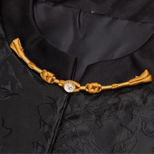 Bottoni Cheongsam fatti a mano con perline in lamina d'oro, stile etnico retrò, chiusura a nodo, bottoni Cheongsam a forma di rana, 10 colori a scelta