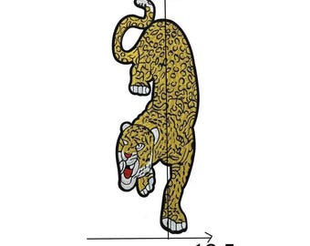 Ethnic tiger style patch, clothing decor patch, embroidered patch, Clothing, dress, children's clothing, accessories, cosplay