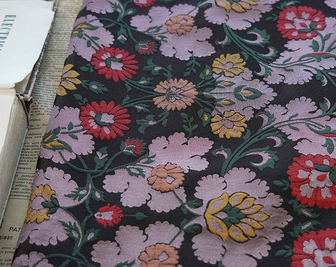 Flower jacquard fabric, 3D texture, designer fabric, Upholstery, Decor, Costume, Curtain, Handbag, Sewing, /Fabric by the meter, 56" W