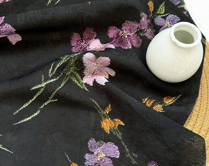 Tencel Jacquard Fabric - Premium Sustainable Textile for Sewing, Crafting, and DIY Projects | Eco-Friendly Luxury Fabric, 59" Wide