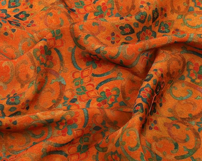 Chinese Geometric Baoxiang Pattern Shimmer Brocade Fabric – Shiny Floral Material for Cheongsam & Dresses