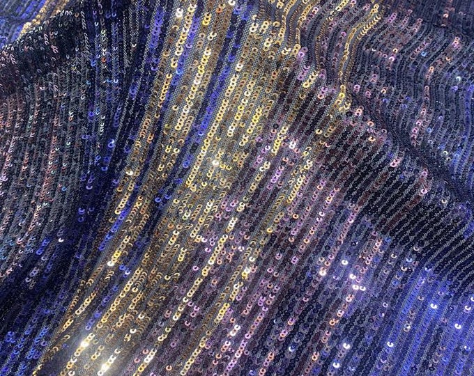3mm 49“W Elastic Embroidery Exquisite 3D pleated sequins fabric by yard, Headband, Prom, Wedding, Doll Making, Sewing, DIY, Costume/ fabric