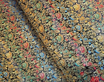 35"W Chinese Silk brocade woven damask fabric cheongsam cushion Celosia pattern 5.99/meter on SALE, Upholstery, Quilting and Sewing fabric