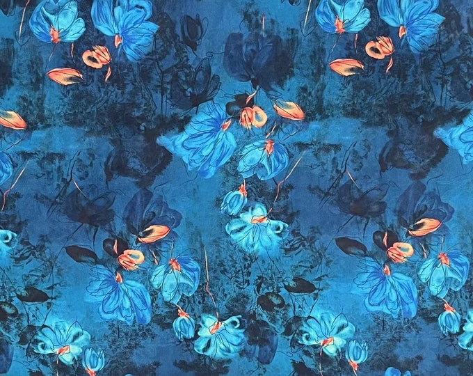 59"W Ancient teal blue Tea silk Rich Texture satin fabric, Traditional, Upholstery, Decor, Costume, Curtain, bag, Sewing, drapery,DIY/Fabric