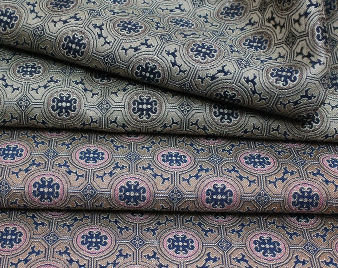 55"W Song Brocade Chinese Element Emperor robe, cheongsam, Tibetan robe, spinning Fabric, silk, satin, and brocade