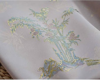 Gold thread jacquard fabric, 3D texture, designer fabric, Upholstery, Decor, Costume, Curtain, Handbag, Sewing/Fabric by the meter, 59" W