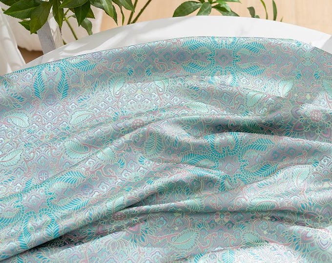 29.5"W Song Brocade dunhuang pattern Emperor robe, cheongsam, Upholstery, Quilting, drapery, Curtain, Handbag, Sewing/Fabric by the meter