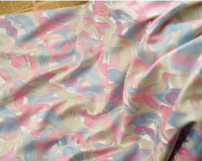 Oil painting color matching jacquard fabric, designer fabric, Upholstery, Quilting, Sewing, drapery, Costume, DIY/fabric, 59"W By 1 Meter