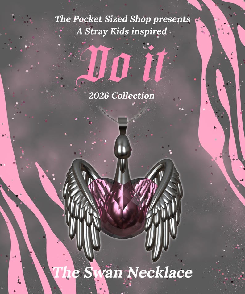 Pocket Sized: SKZ "Do It" collection Necklace | Kpop | STRAYKIDS| STAYS | Divine | Jewelry | Necklace image 1