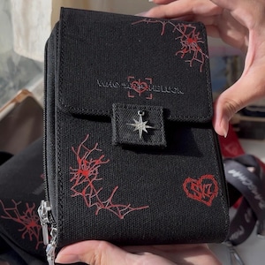 Taschenformat: Stray Kids „ATE x Hop“ inspiriertes Mini KPop Konzertsegeltuch-Geldbörse | Bleibt | Handtasche| Geldbörse | Chk Chk Boom| DominATE | Skz