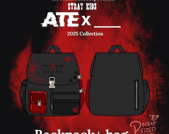 Pocket sized: Stray Kids “ATE x Hop” Inspired Bag | Stay | Concert bag| Backpack | Chk Chk Boom| DominATE