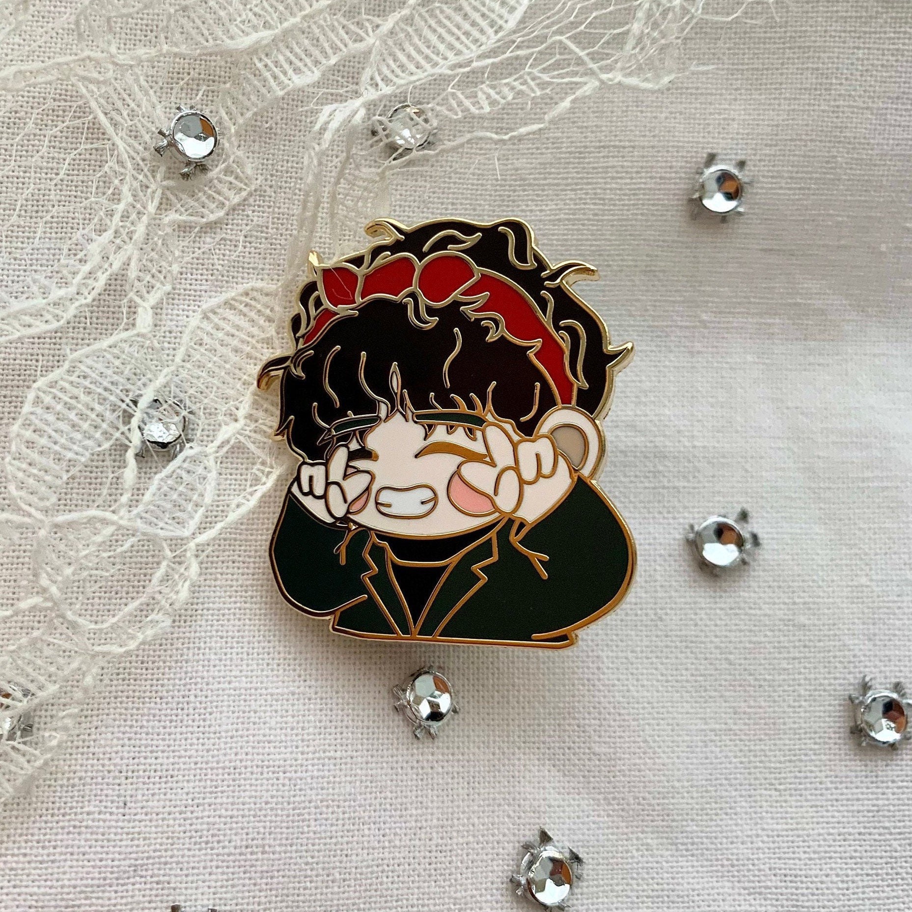 BTS (V) キム・テヒョン - テテの笑顔のエナメルピン - Etsy 日本