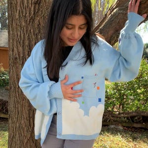 Pocket sized TXT Blue hour inspired cardigan apparel (Long version) OFFICIAL PREORDERS