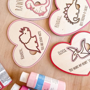 Dinosaur PUZZLE Valentines! SVG **Digital file only!**