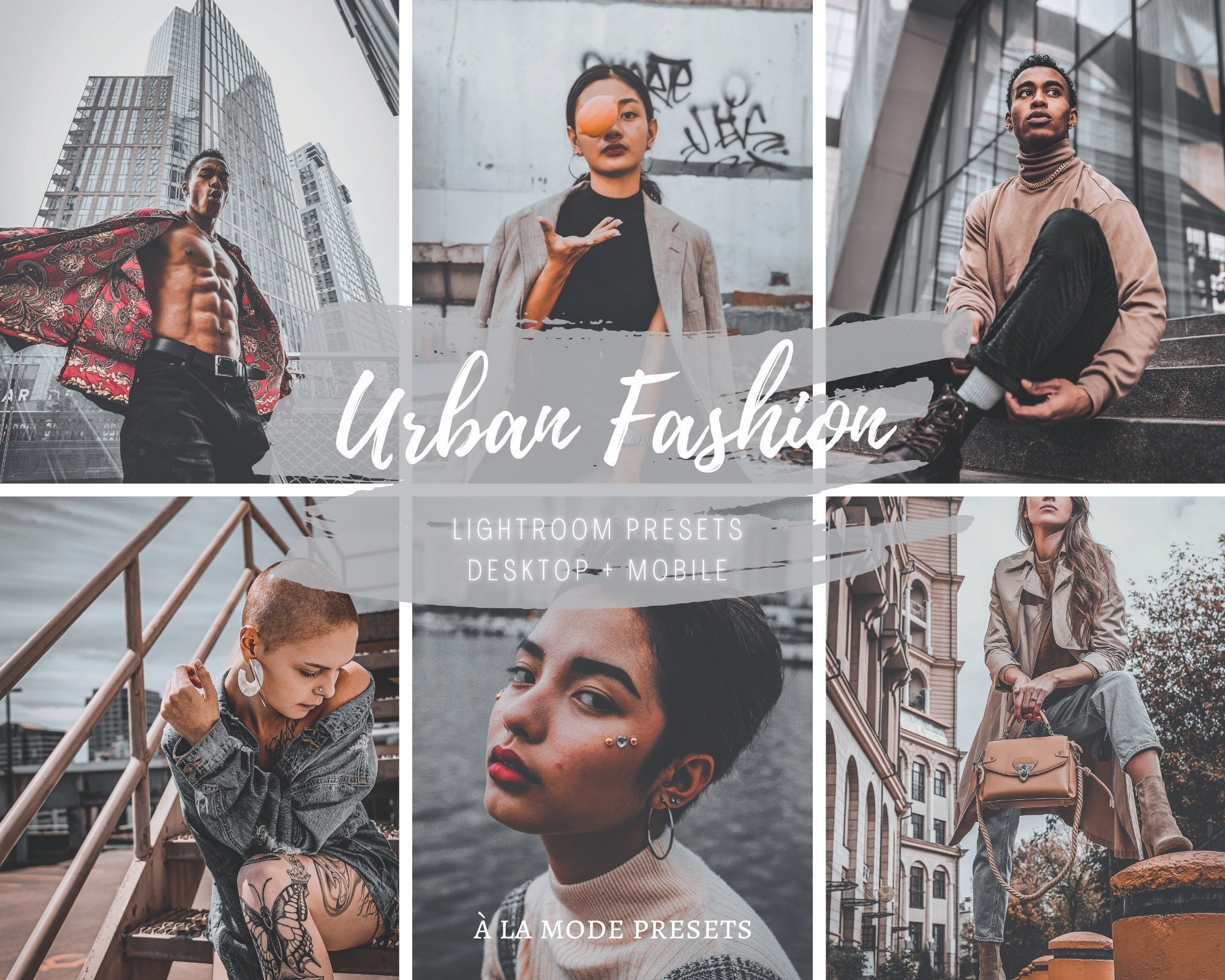 10 Lightroom Presets Mobile and Desktop Urban Fashion - Etsy