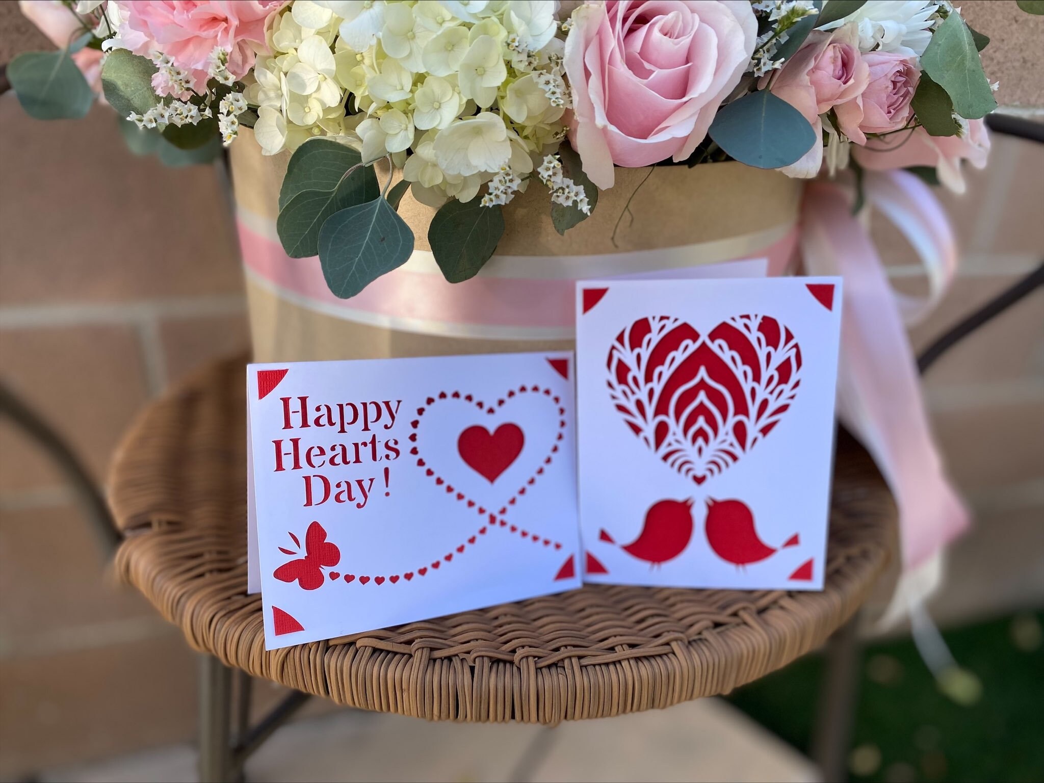 Valentines Cards SVG Cut Files Bundle. Happy Hearts Day. Heart and ...