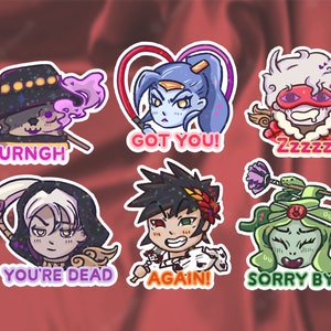 Stickers personnages non officiels Hadès le jeu | Autocollant découpé holographique en vinyle imperméable scintillant