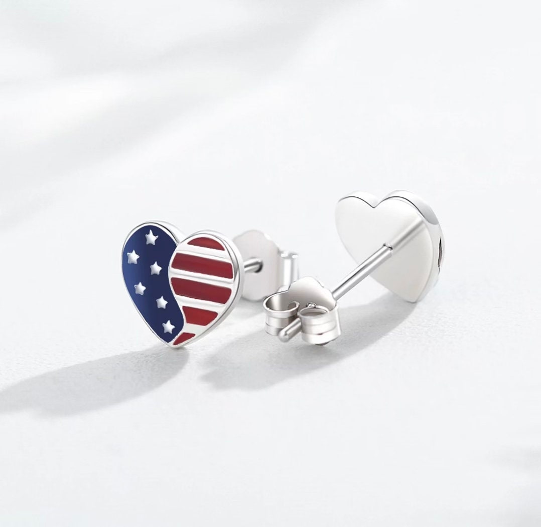 新品】Ameri *UND UNIQUE STAR MOTIF PIERCE USA American Flag 新品】Ameri *UND UNIQUE STAR MOTIF PIERCE USA American Flag