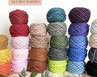 Craft Making Knitting Not Dyed Klhamky 2mm×1640ft Macrame Cotton Cord Soft 3 Strand Twisted 100% Natural Cotton for Handmade Wall Hanging Plant Hangers Decorative Projects DIY Craft Making Knitting Not Dyed Klhamky 2mm×1640ft Macrame Cotton Cord Soft 3 Strand Twisted 100% Natural Cotton for Handmade Wall Hanging Plant Hangers Decorative Projects DIY