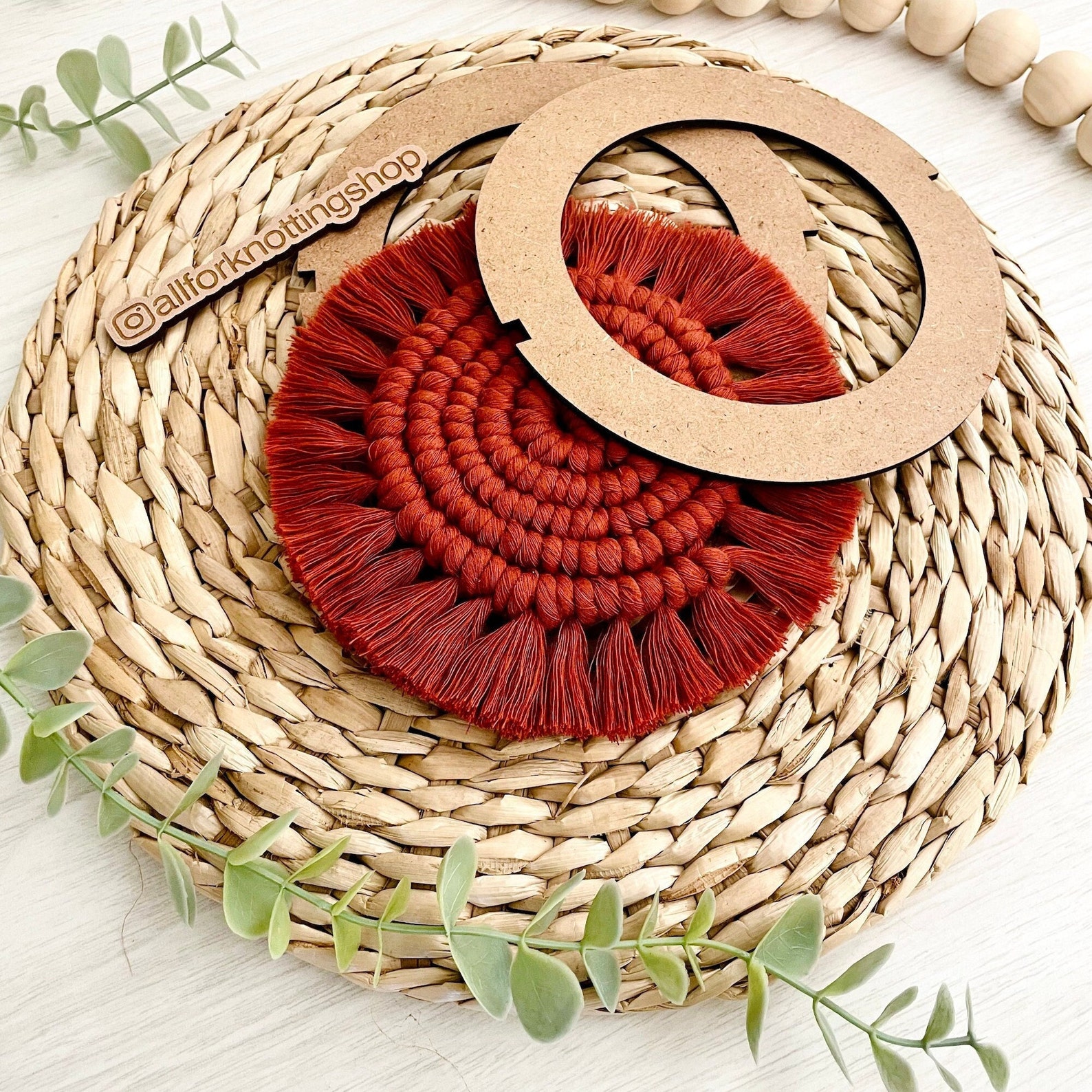 Macrame Coaster Fringe Cutting Tool, Fringe Stencil Cutter, Coaster ...