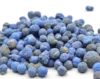 Azurite Blueberries, Nodules Raw From Utah, USA - 3 Pack Sizes