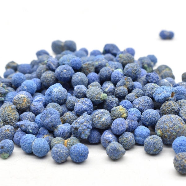 Azurite Blueberries, Nodules Raw From Utah, USA - 3 Pack Sizes