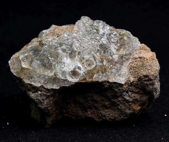 ルチル ハイアライトオパール 原石 鉱物 標本 チェコ産 ハイアライト