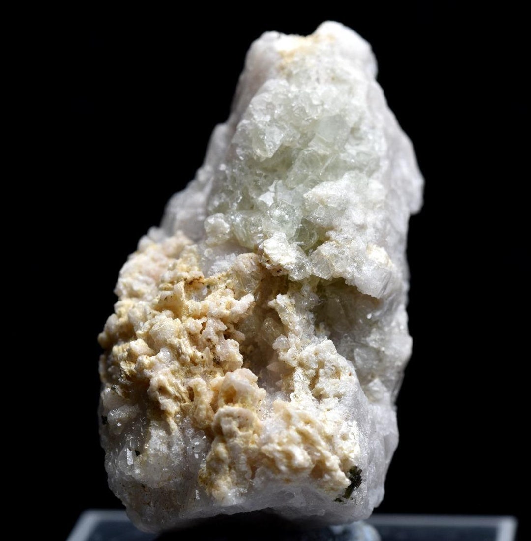 Green Herderite With Elbaite Green Tourmaline, Albite, Feldspar, Rare ...