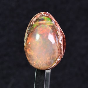 Mexican Cantera Galaxy Opal, Matrix Cabochon Stone 9.5ct - #28