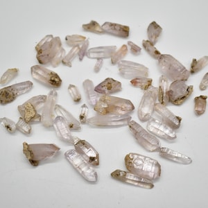 Vera Cruz Amethyst Raw Points - Mixed Lot - 86 grams - Pale Colour